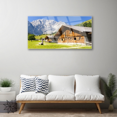 Quadro de vidro Início Montanha Paisagem Natureza