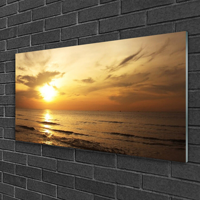 Pintura em vidro Paisagem Marinha