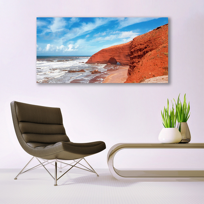 Quadro de vidro Paisagem Marinha