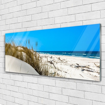 Quadro de vidro Paisagem de praia
