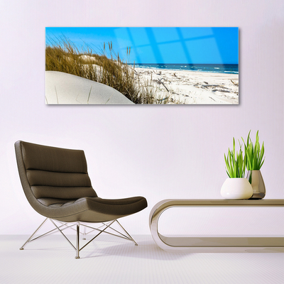 Quadro de vidro Paisagem de praia