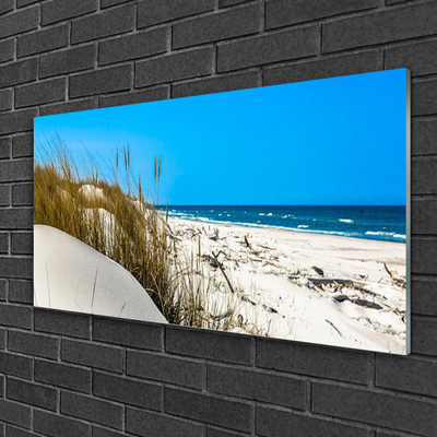 Quadro de vidro Paisagem de praia