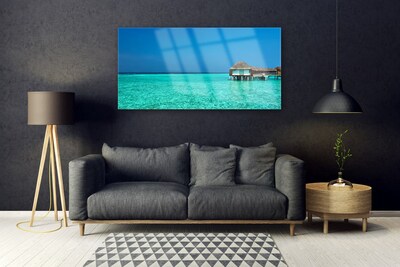 Quadro de vidro Paisagem Marinha