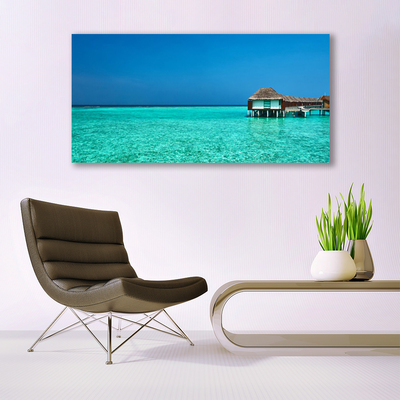 Quadro de vidro Paisagem Marinha