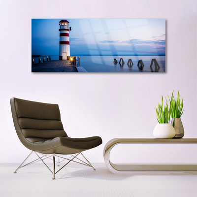 Quadro de vidro Arquitetura do Farol