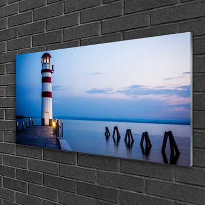 Quadro de vidro Arquitetura do Farol