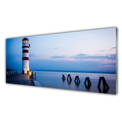 Quadro de vidro Arquitetura do Farol