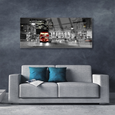 Quadro de vidro Casas da Cidade