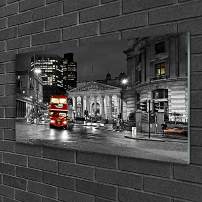 Quadro de vidro Casas da Cidade