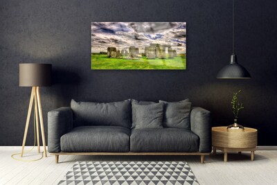 Quadro de vidro Paisagem de Stonehenge