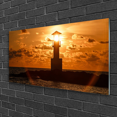 Quadro de vidro Arquitetura do Farol