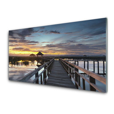 Quadro de vidro Arquitetura de pontes