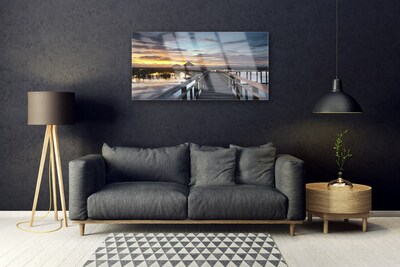 Quadro de vidro Arquitetura de pontes