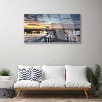 Quadro de vidro Arquitetura de pontes