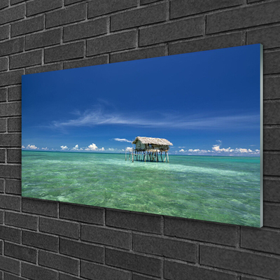 Quadro de vidro Paisagem Marinha