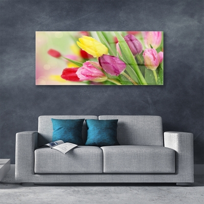 Pintura em vidro Tulipas Flores Planta