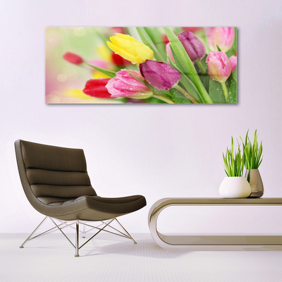 Pintura em vidro Tulipas Flores Planta