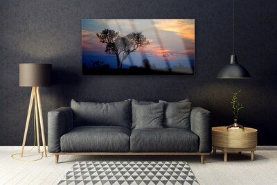 Pintura em vidro Natureza da Árvore