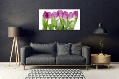 Quadro de vidro Tulipas Flores Planta