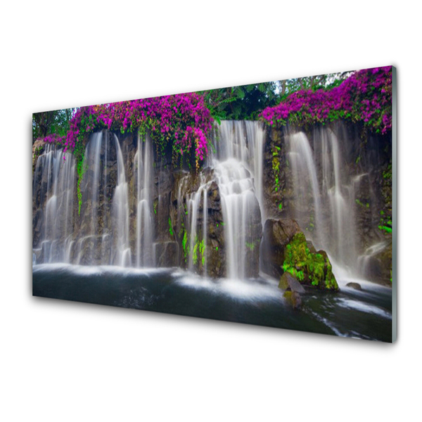 Pintura em vidro Cachoeira da Natureza