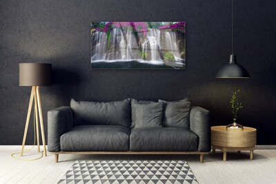 Pintura em vidro Cachoeira da Natureza