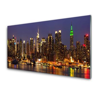 Quadro de vidro Casas da Cidade