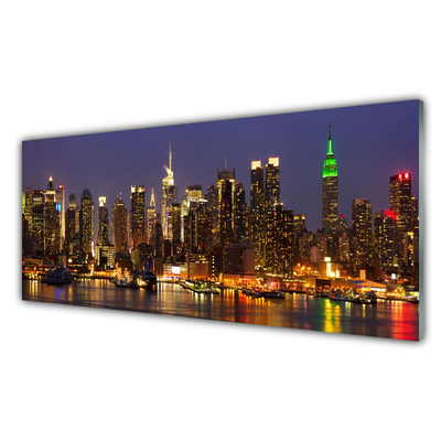 Quadro de vidro Casas da Cidade