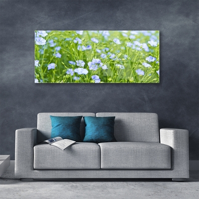 Pintura em vidro Flores Grama Planta Natureza