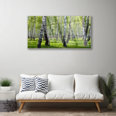 Quadro de vidro Árvores da Floresta Natureza