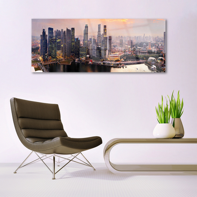 Quadro de vidro Casas da Cidade