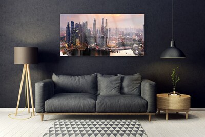 Quadro de vidro Casas da Cidade