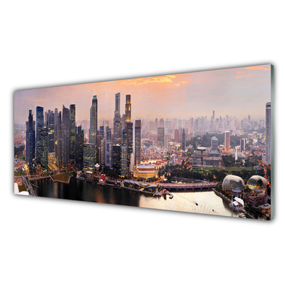 Quadro de vidro Casas da Cidade