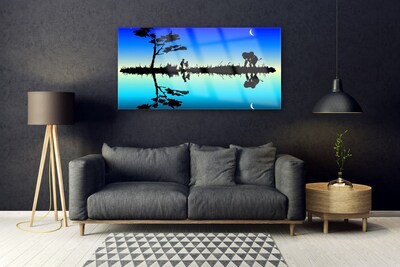 Pintura em vidro Gráficos Abstratos