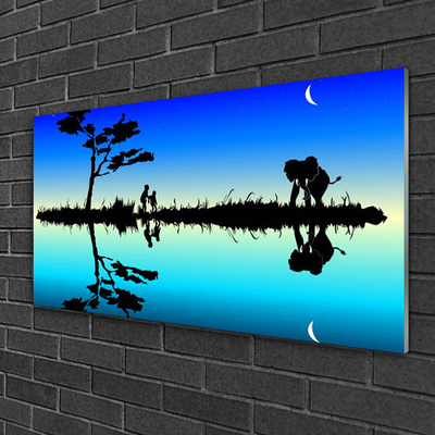 Pintura em vidro Gráficos Abstratos