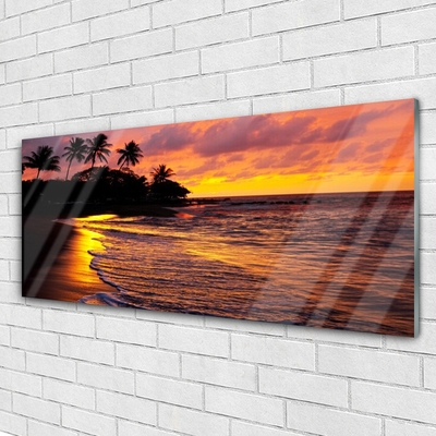 Quadro de vidro Paisagem Marinha