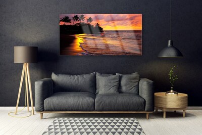 Quadro de vidro Paisagem Marinha