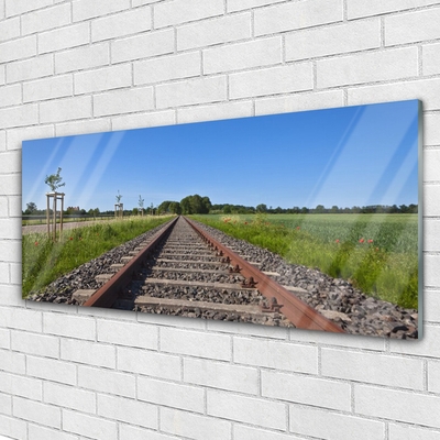 Pintura em vidro Arquitetura de Trilhas