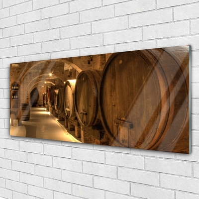 Quadro de vidro Arte em Barris