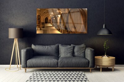 Quadro de vidro Arte em Barris