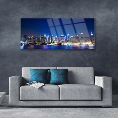 Quadro de vidro Casas da Cidade