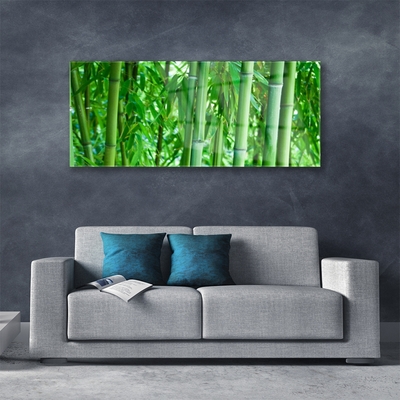Quadro de vidro Planta de caule de bambu