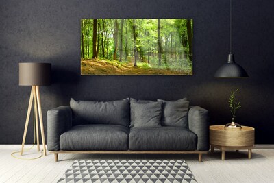Pintura em vidro Trilha da Natureza da Floresta