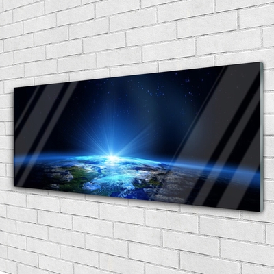 Pintura em vidro Universo de Abstração