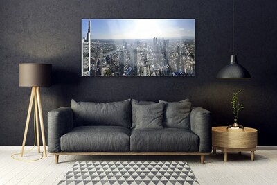 Quadro de vidro Casas da Cidade