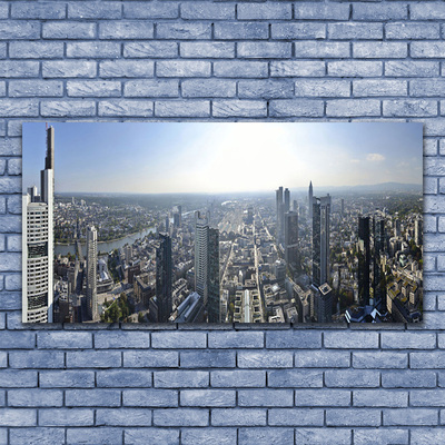 Quadro de vidro Casas da Cidade