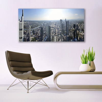 Quadro de vidro Casas da Cidade