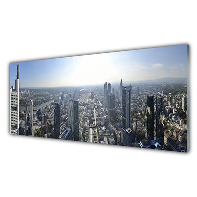 Quadro de vidro Casas da Cidade