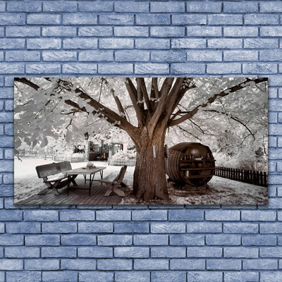 Quadro de vidro Natureza da Árvore