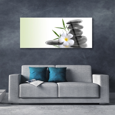 Pintura em vidro Arte em Pedras de Flores