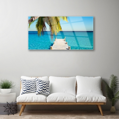 Quadro de vidro Arquitetura da Ponte Marítima